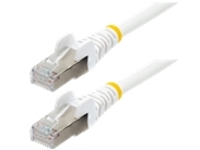 StarTech.com 14ft LSZH CAT6a Ethernet Cable, White, 10 Gigabit Snagless RJ45 100W PoE Patch Cord, CAT 6A 10GbE 27AWG S/FTP Network Cable w/Strain Relief, Fluke Tested/ETL