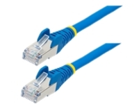 Startech 7ft LSZH CAT6a Ethernet Cable, Blue, 10 Gigabit Snagless RJ45 100W PoE Patch Cord, CAT 6A 10GbE 27AWG S/FTP Network Cable w/Strain Relief, ETL