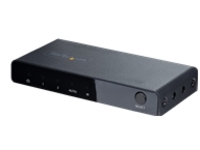 Startech 2-Port 8K HDMI Switch, HDMI 2.1 Switcher 4K 120Hz/8K 60Hz UHD, HDR10+, HDMI Switch 2 In 1 Out, Auto/Manual Source Switching, Remote Control and Power Adapter Included