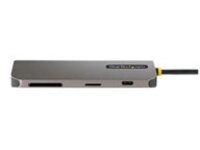 StarTech.com USB C Multiport Adapter, 4K 60Hz HDMI Video, 3 Pt 5Gbps USB-A Hub, 100W Power Delivery Pass-Through, GbE, SD/MicroSD, USB Type-C Mini Travel Dock, 12&quot; / 30cm Cable
