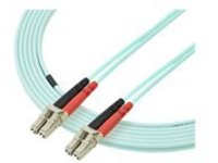 StarTech.com 5m Fiber Optic Cable - 10 Gb Aqua - Multimode Duplex 50/125 - LSZH - LC/LC - OM3 - LC to LC Fiber Patch Ca…