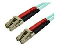 StarTech.com 7m OM3 LC to LC Multimode Duplex Fiber Optic Patch Cable - Aqua - 50/125 - LSZH Fiber Optic Cable - 10Gb (…