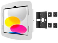 Compulocks iPad 10th-11th (A16) Gen Space Enclosure Glass Mount White