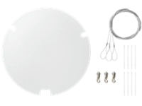 SHURE MXA A900W-R-GM GRIPPLE MOUNT KIT ROUND WHITE COVER