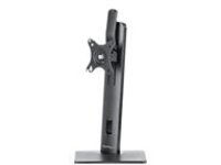 Startech Free Standing Single Monitor Mount, Height Adjustable Monitor Stand, For VESA Mount Displays up to 32" (15lb/7kg), Ergonomic Monitor Stand for Desk, Tilt/Swivel/Rotate, Black
