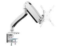 SIIG Single Monitor Aluminum Heavy Duty Desk Mount with USB and Audio Ports