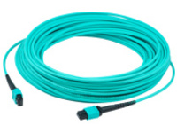 MPO F/F PATCH CBL6M AQUA OM4 RISER TAA FIBER