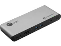 SIIG Quad Display Thunderbolt 4 Docking Station & PD, Quad 4K 60Hz or 1x 8K, 3xTB4, 1x DP, 1xHDMI, 4xUSB-A,PD 60W,SD/TF