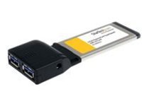 StarTech.com 2 Port ExpressCard SuperSpeed USB 3.0 Card Adapter with UASP