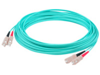 AddOn 20m SC OM4 Aqua Patch Cable