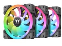 THERMALTAKE SWAFAN EX ARGB 14 BLACK COOLING FAN, MAGNETIC CONNECTION WITH SWAPPA