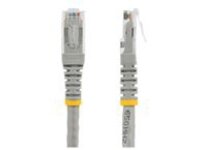 StarTech.com 3ft CAT6 Ethernet Cable, 10 Gigabit Molded RJ45 650MHz 100W PoE Patch Cord, CAT 6 10GbE UTP Network Cable with Strain Relief, Gray, Fluke Tested/Wiring is UL Certified/TIA