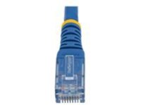 StarTech.com 100ft CAT6 Ethernet Cable, 10 Gigabit Molded RJ45 650MHz 100W PoE Patch Cord, CAT 6 10GbE UTP Network Cable with Strain Relief, Blue, Fluke Tested/Wiring is UL Certified/TIA