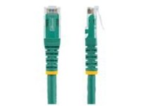 StarTech.com 12ft CAT6 Ethernet Cable, 10 Gigabit Molded RJ45 650MHz 100W PoE Patch Cord, CAT 6 10GbE UTP Network Cable with Strain Relief, Green, Fluke Tested/Wiring is UL Certified/TIA