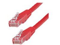 Startech 20ft CAT6 Ethernet Cable, 10 Gigabit Molded RJ45 650MHz 100W PoE Patch Cord, CAT 6 10GbE UTP Network Cable with Strain Relief, Red, Wiring is UL Certified/TIA