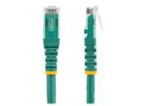 StarTech.com 7ft CAT6 Ethernet Cable, 10 Gigabit Molded RJ45 650MHz 100W PoE Patch Cord, CAT 6 10GbE UTP Network Cable with Strain Relief, Green, Fluke Tested/Wiring is UL Certified/TIA