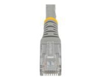 StarTech.com 25ft CAT6 Ethernet Cable, 10 Gigabit Molded RJ45 650MHz 100W PoE Patch Cord, CAT 6 10GbE UTP Network Cable with Strain Relief, Gray, Fluke Tested/Wiring is UL Certified/TIA