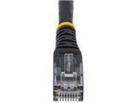 StarTech.com 2ft CAT6 Ethernet Cable, 10 Gigabit Molded RJ45 650MHz 100W PoE Patch Cord, CAT 6 10GbE UTP Network Cable with Strain Relief, Black, Fluke Tested/Wiring is UL Certified/TIA