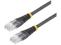 StarTech.com 50 ft Black Cat5e / Cat 5 Molded Patch Cable 50ft