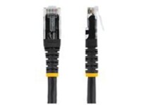StarTech.com 8ft CAT6 Ethernet Cable, 10 Gigabit Molded RJ45 650MHz 100W PoE Patch Cord, CAT 6 10GbE UTP Network Cable with Strain Relief, Black, Fluke Tested/Wiring is UL Certified/TIA