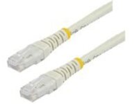 StarTech.com 5ft CAT6 Ethernet Cable, 10 Gigabit Molded RJ45 650MHz 100W PoE Patch Cord, CAT 6 10GbE UTP Network Cable with Strain Relief, White, Fluke Tested/Wiring is UL Certified/TIA