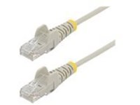 StarTech.com 3ft Slim LSZH CAT6 Ethernet Cable, 10 Gigabit Snagless RJ45 100W PoE Patch Cord, CAT 6 10GbE UTP Network Cable w/Strain Relief, Gray, Fluke Tested/ETL/Low Smoke Zero Halogen