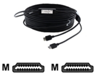 HDMI (M) to HDMI (M) Fiber Optic/Copper Hybrid Cable