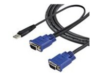 StarTech.com 10 ft Ultra Thin USB VGA 2-in-1 KVM Cable
