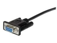 StarTech.com 0.5m Black Straight Through DB9 RS232 Serial Cable