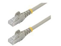 StarTech.com 50cm CAT6 Ethernet Cable, 10 Gigabit Snagless RJ45 650MHz 100W PoE Patch Cord, CAT 6 10GbE UTP Network Cable w/Strain Relief, Grey, Fluke Tested/Wiring is UL Certified/TIA