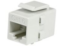 StarTech.com White Cat 6 RJ45 Keystone Jack Network Coupler F/F