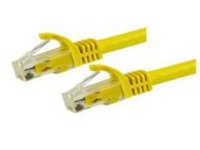 StarTech.com 7m CAT6 Ethernet Cable, 10 Gigabit Snagless RJ45 650MHz 100W PoE Patch Cord, CAT 6 10GbE UTP Network Cable w/Strain Relief, Yellow, Fluke Tested/Wiring is UL Certified/TIA