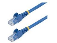 StarTech.com 3ft CAT6 Ethernet Cable, 10 Gigabit Snagless RJ45 650MHz 100W PoE Patch Cord, CAT 6 10GbE UTP Network Cable w/Strain Relief, Blue, Fluke Tested/Wiring is UL Certified/TIA