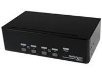 StarTech.com 4-Port Dual KVM Switch with Audio for DVI Computers
