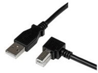 StarTech.com 1m USB 2.0 A to Right Angle B Cable Cord