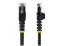StarTech.com 6ft CAT6 Ethernet Cable, 10 Gigabit Snagless RJ45 650MHz 100W PoE Patch Cord, CAT 6 10GbE UTP Network Cable w/Strain Relief, Black, Fluke Tested/Wiring is UL Certified/TIA