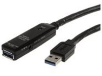 StarTech.com 32.8 ft Active USB 3.0 Extension Cable with AC Power Adapter