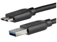 StarTech.com 2m 6ft Slim USB 3.0 A to Micro B Cable M/M