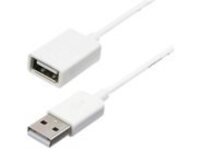StarTech.com 1m White USB 2.0 Extension Cable Cord