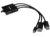 StarTech.com 2m 6 ft HDMI, DisplayPort or Mini DisplayPort to HDMI Converter Cable
