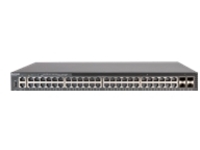 48 X 10/100/1000MBPS. CLASS 4 POE, 740W BUDGET. 4 X 1/10/25GBE SFP28. 1 FAN AND