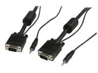 StarTech.com 25 ft Coax High Resolution Monitor VGA Cable with Audio