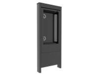 OUTDOOR PORTRAIT KIOSK LG 55XE4 BLACK