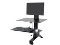 Ergotron WorkFit-S Single LD with Worksurface