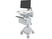 Ergotron StyleView Electric Lift Cart with LCD Arm, LiFe Powered, 6 Drawers (3x2)