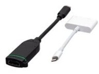C2G Universal 4K HDMI Dongle Adapter Ring with Color Coded USB-C and Lightning