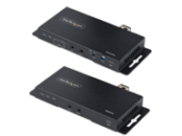 StarTech.com 4K HDMI over Fiber Extender Kit, 4K 60Hz up to 3300ft/1km (Single Mode) or 1000ft/300m (Multimode) LC Fiber Optic, HDR/HDCP, Audio/RS232/IR Extender, HDMI Video Extender