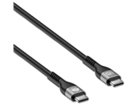 Manhattan USB-C to USB-C Cable (240W), 2m, Male to Male, Black, 480 Mbps (USB 2.0), Extended Power Range (EPR) charging up to 240W (Note additional USB-C 240W wall charger needed), Lifetime Warranty, Polybag
