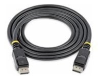 StarTech.com 0.5m Short DisplayPort 1.2 Cable with Latches DisplayPort 4k