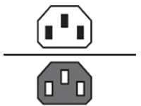 AddOn - Power cable - IEC 60320 C14 to IEC 60320 C5